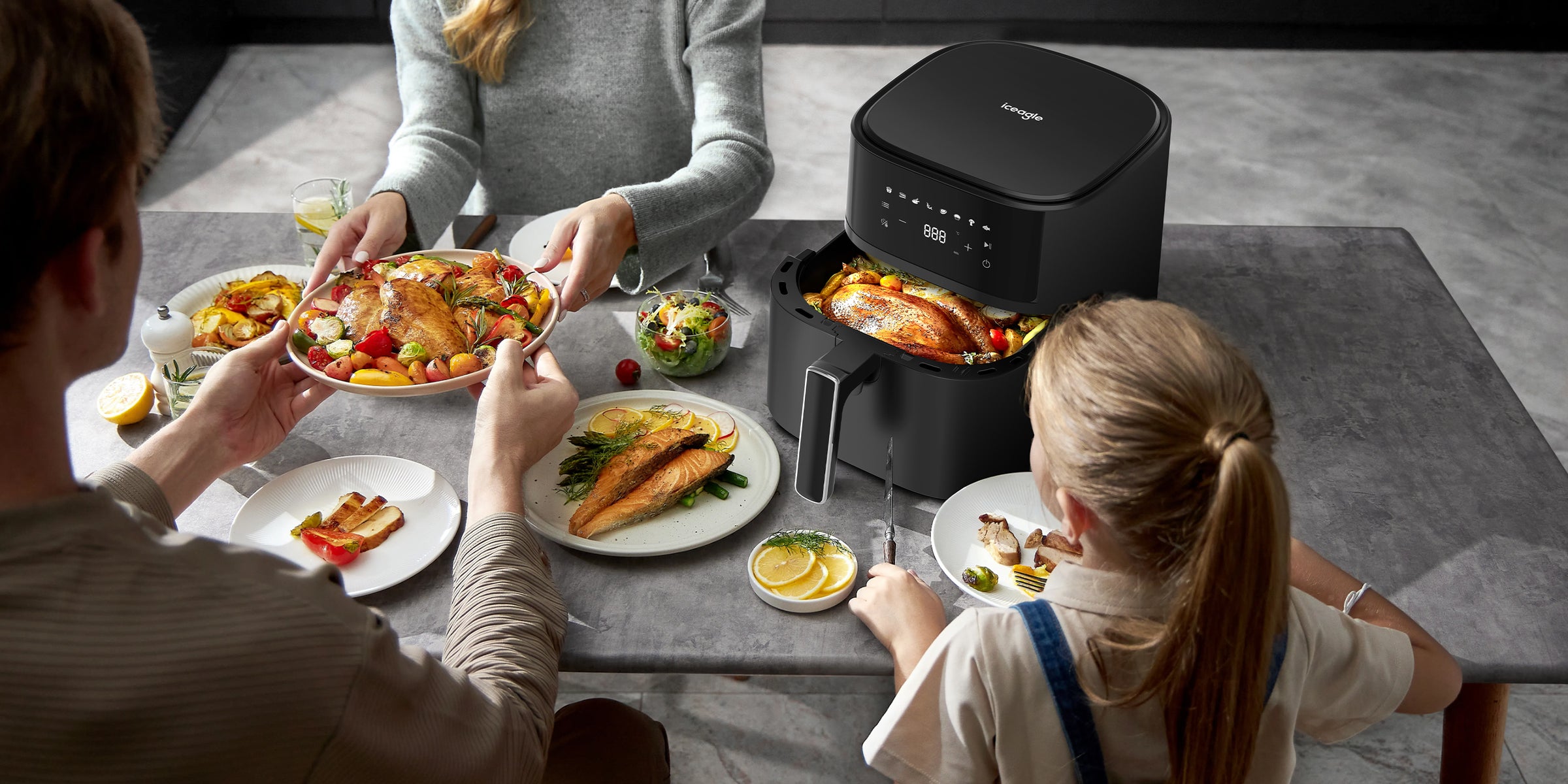 Single Heißluftfritteuse