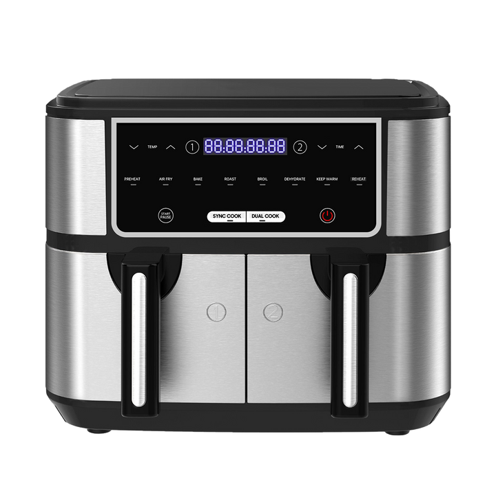 Dual Zone Heißluftfritteuse KDF-5515DTW 10L 2600W