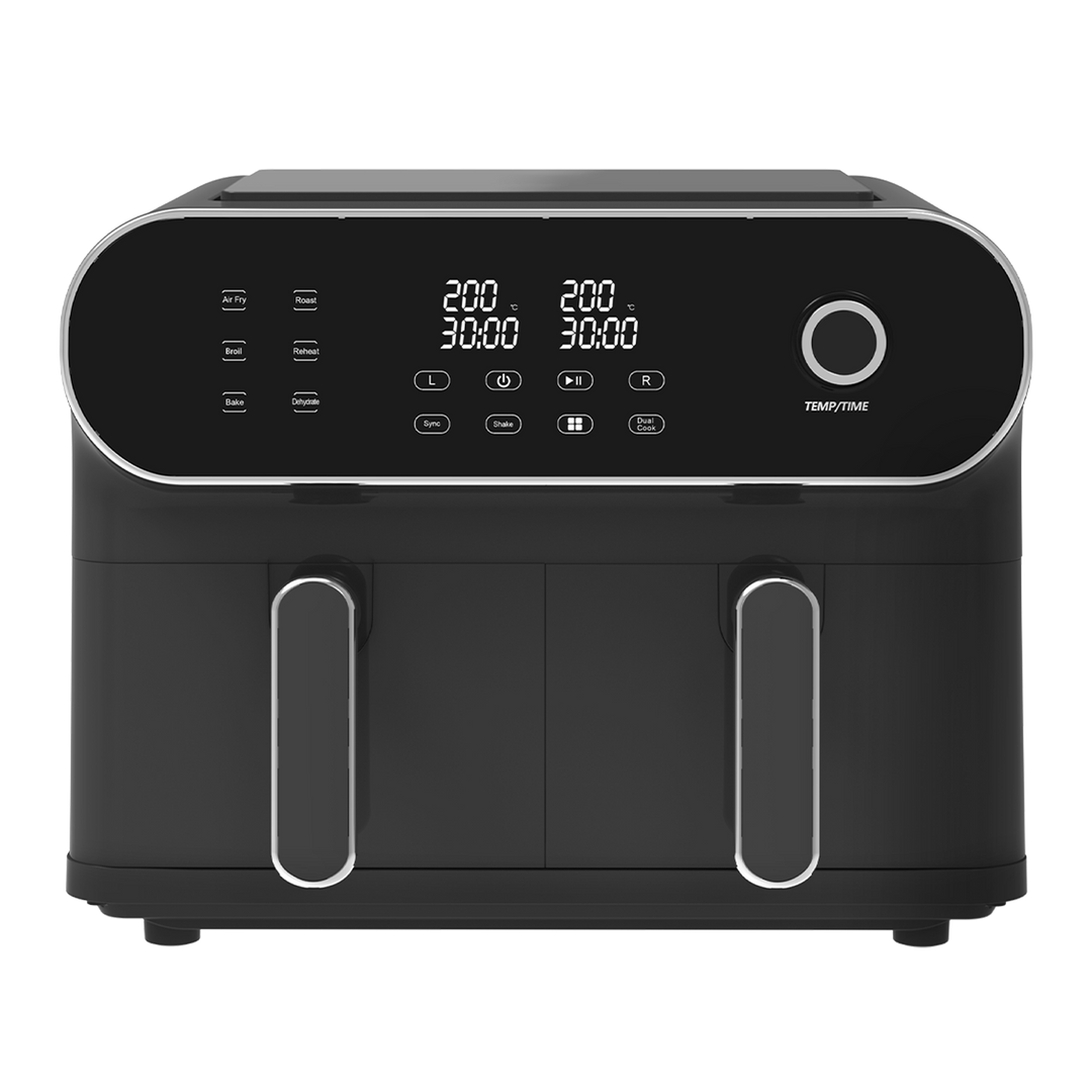 Dual Zone Heißluftfritteuse AFT11001F 11L, 2 x 5,5L