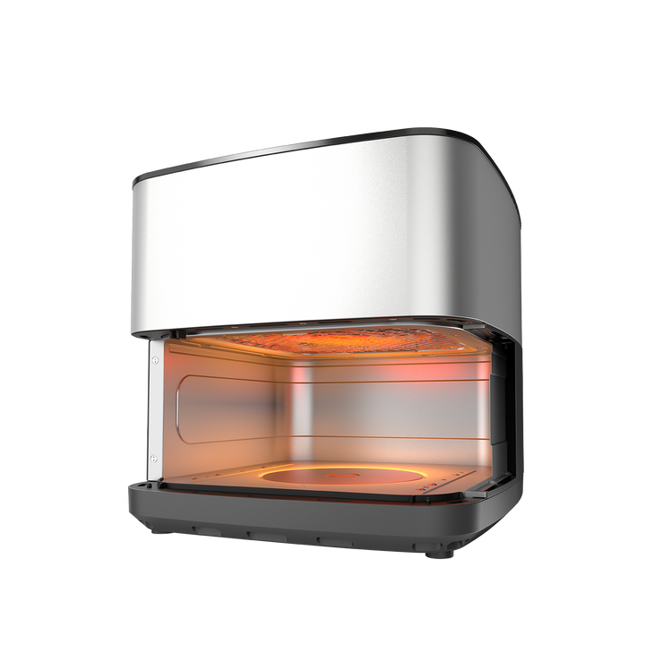 Heißluftfritteuse Air Fryer AF08010 9L mit Großes Sichtfenster