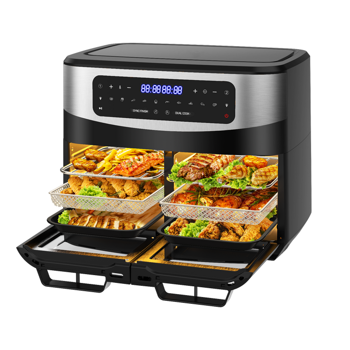 Dual Zone Heißluftfritteuse KDFO-5511DTW 12L