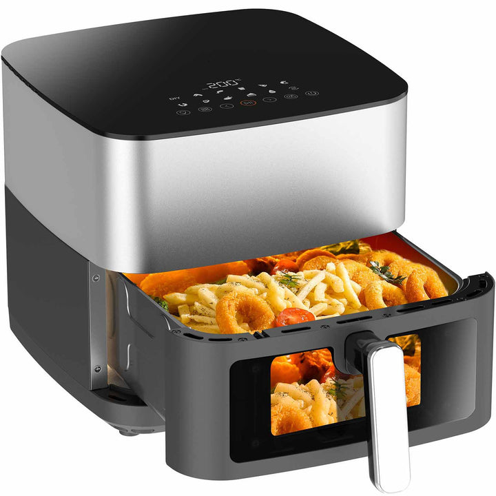 Heißluftfritteuse Air Fryer AF08010 9L mit Großes Sichtfenster