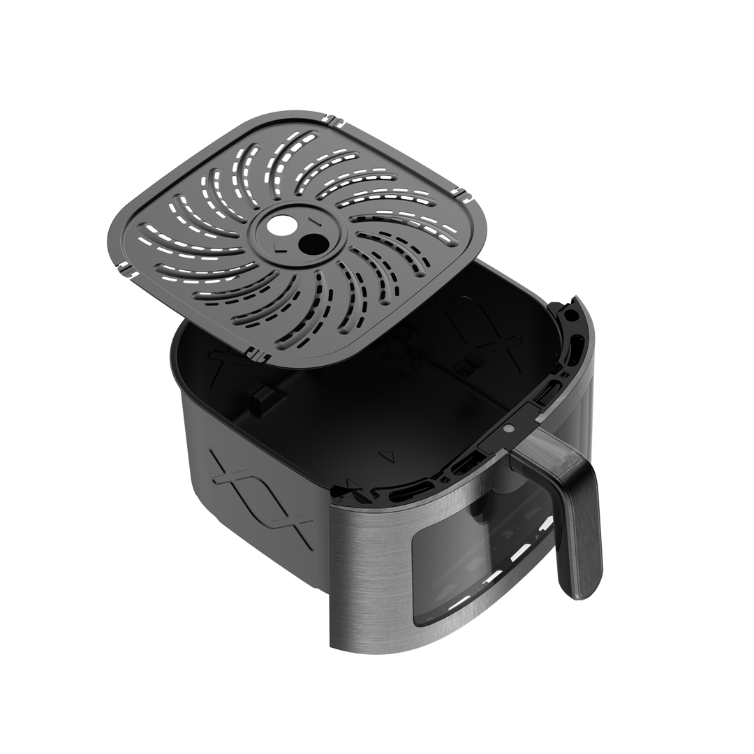 Heißluftfritteuse ZE-AF8007-A 9L XXL mit Sichtfenster, 1800W