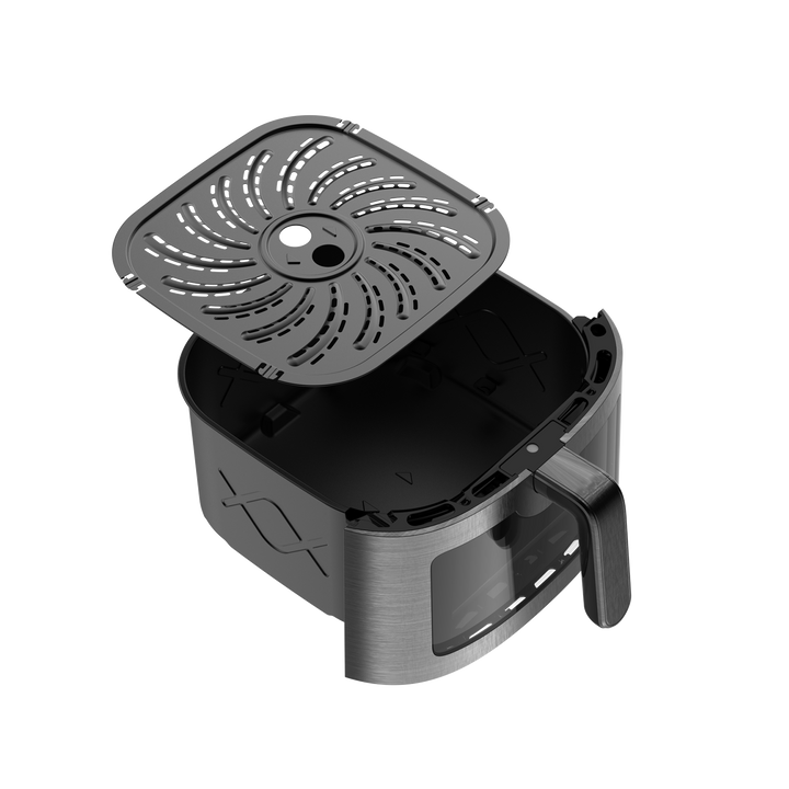 Heißluftfritteuse ZE-AF8007-A 9L XXL mit Sichtfenster, 1800W