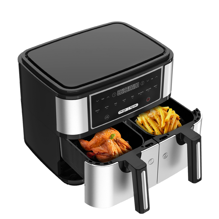 Dual Zone Heißluftfritteuse KDF-5515DTW 10L 2600W