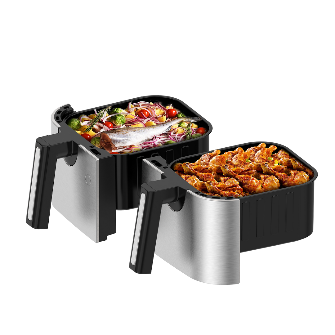 Dual Zone Heißluftfritteuse KDF-5515DTW 10L 2600W