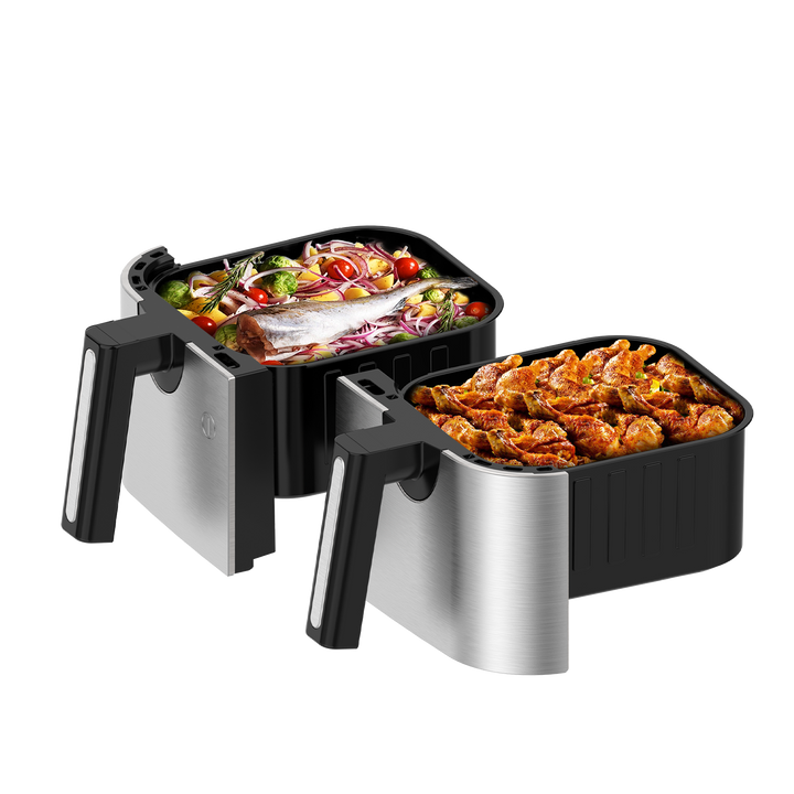 Dual Zone Heißluftfritteuse KDF-5515DTW 10L 2600W