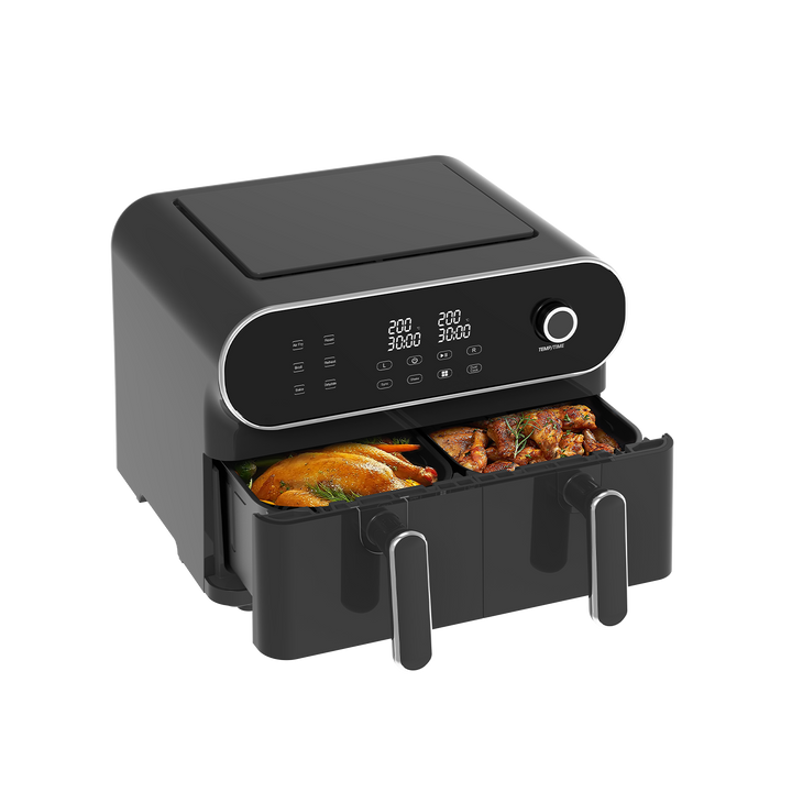 Dual Zone Heißluftfritteuse AFT11001F 11L, 2 x 5,5L