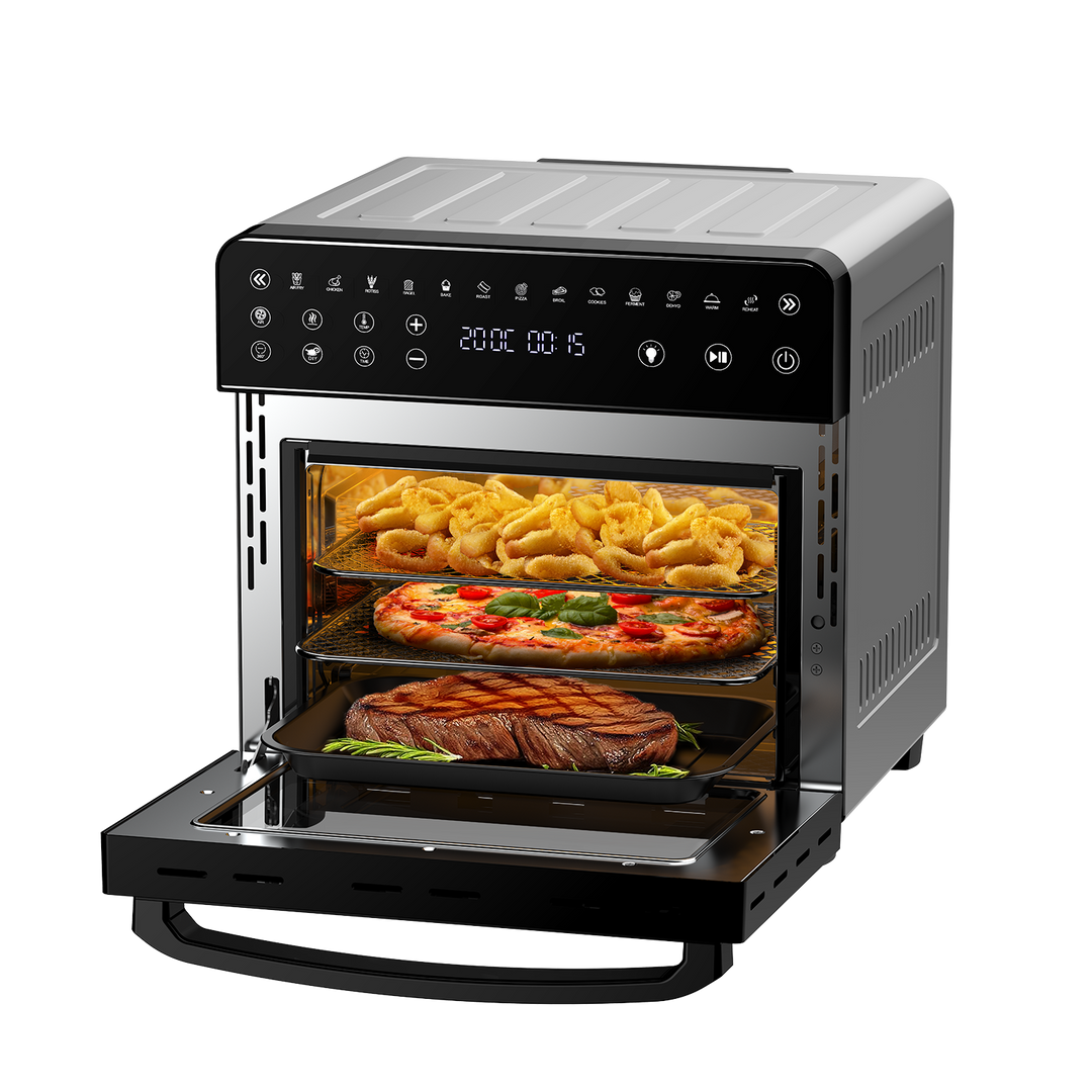 Heißluftfritteuse AF1502D 15L Minibackofen 2200W