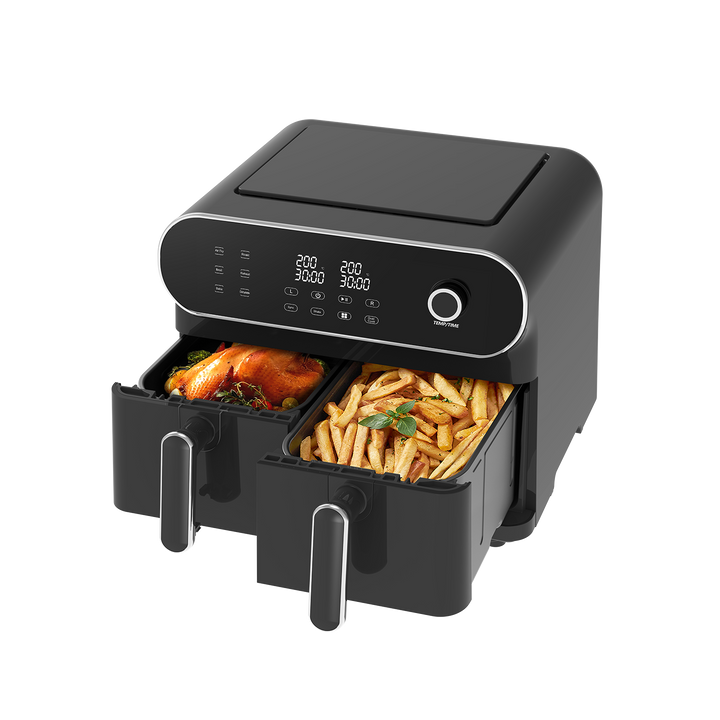 Dual Zone Heißluftfritteuse AFT11001F 11L, 2 x 5,5L