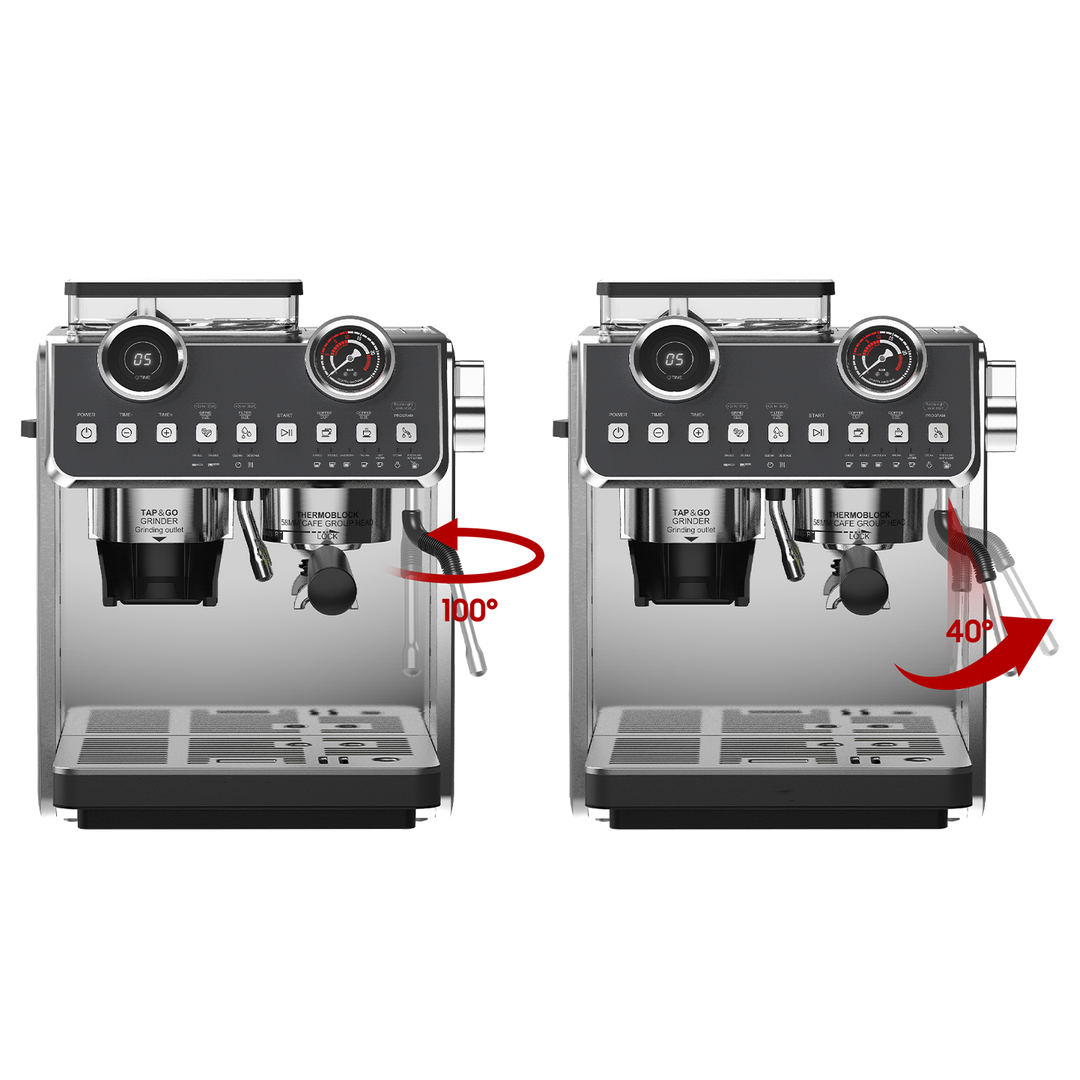 Espressomaschine EM653 mit Mahlwerk 2800W