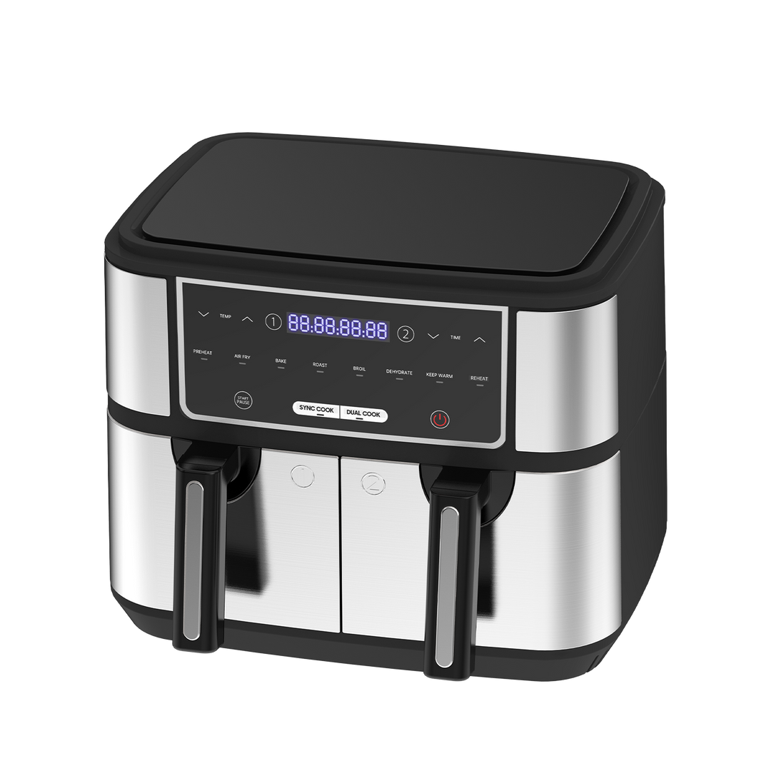 Dual Zone Heißluftfritteuse KDF-5515DTW 10L 2600W