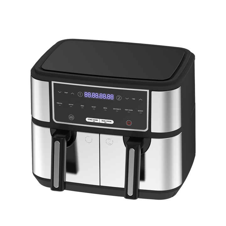 Dual Zone Heißluftfritteuse KDF-5515DTW 10L 2600W