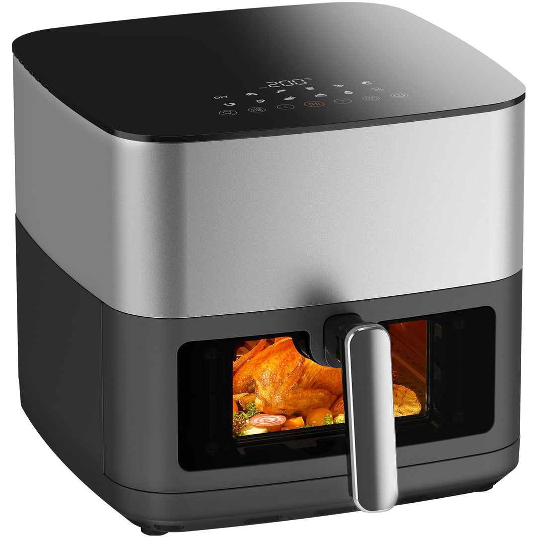 Heißluftfritteuse Air Fryer AF08010 9L mit Großes Sichtfenster