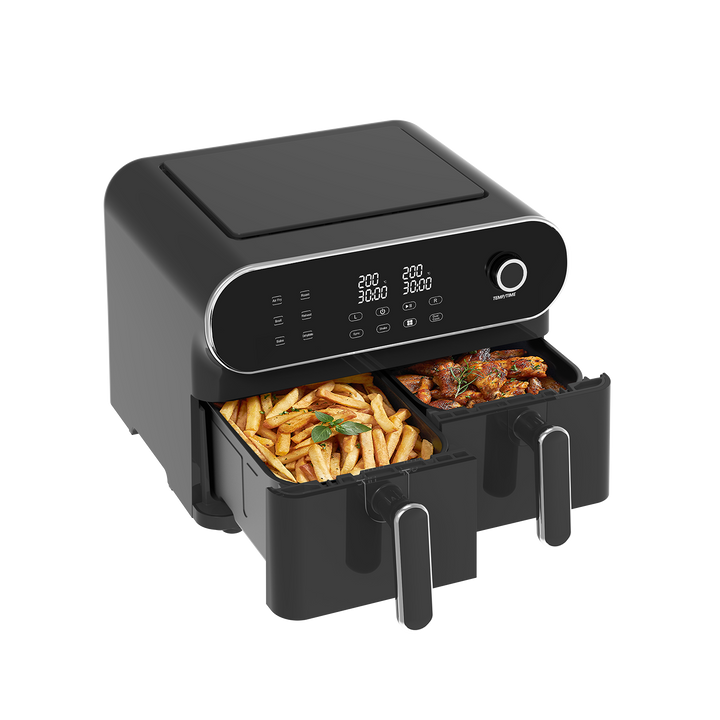 Dual Zone Heißluftfritteuse AFT11001F 11L, 2 x 5,5L